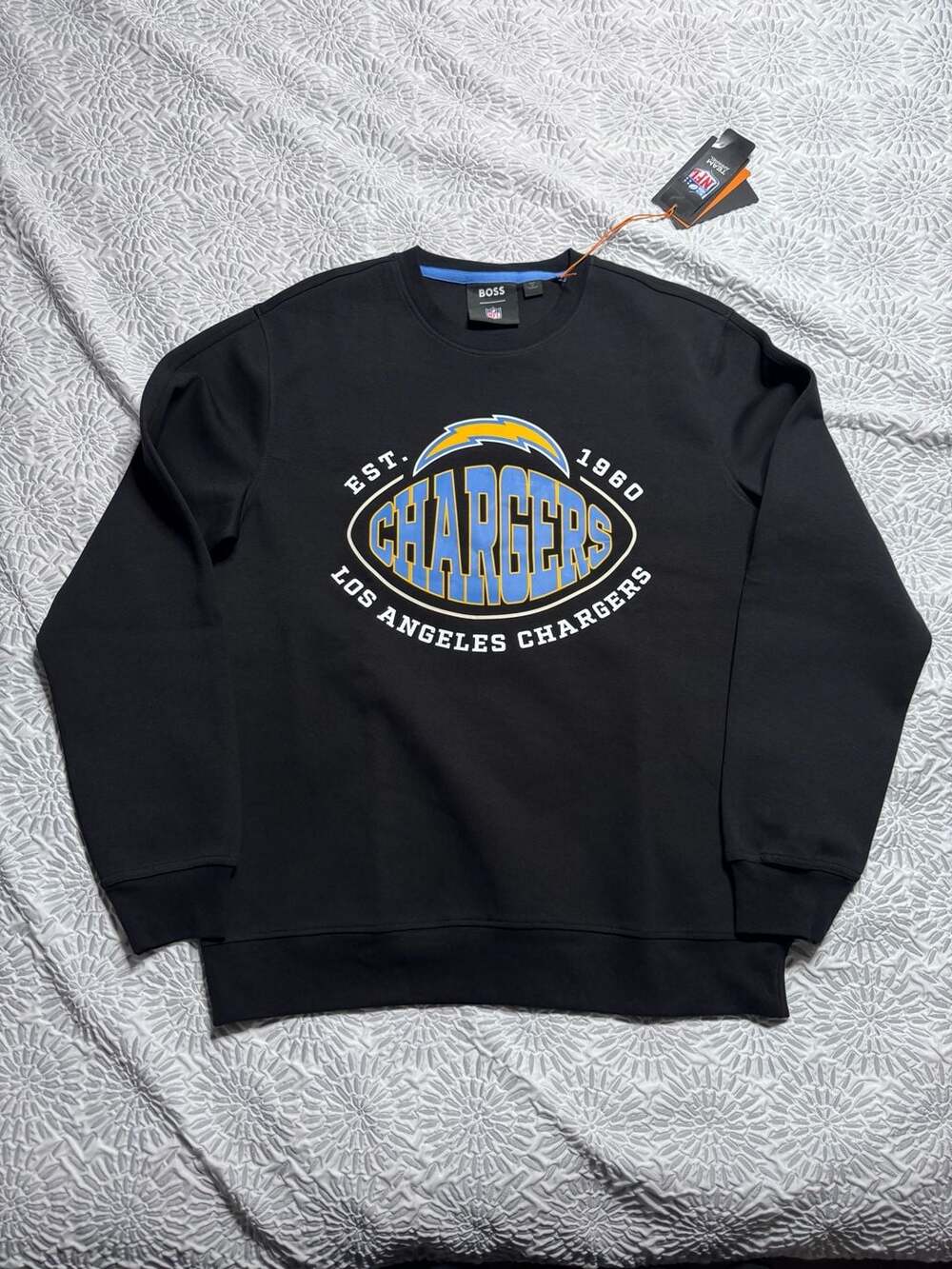 Hugo Boss NFL Los Angeles Chargers Crewneck Sweatshirt Men’s Medium